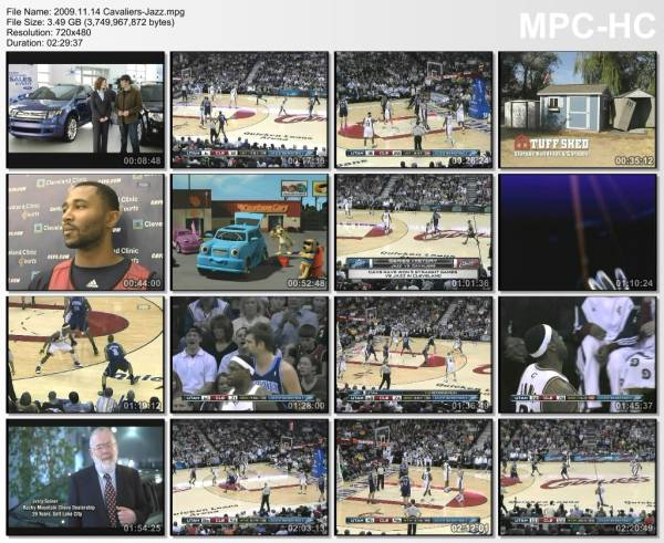 14.november 2009	Cleveland - Utah   107-103