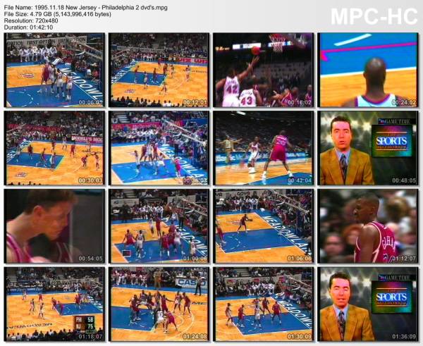 18.november 1995	New Jersey - Philadelphia   95-79
