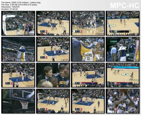 2.december 2008	Indiana - Lakers   118-117