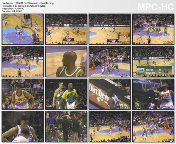 4.january 1995	Cleveland - Seattle   85-116