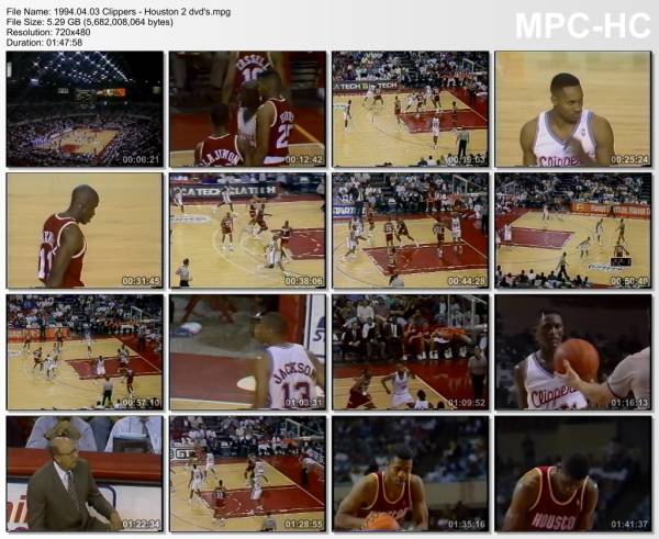 3.april 1994	Clippers - Houston   98-106