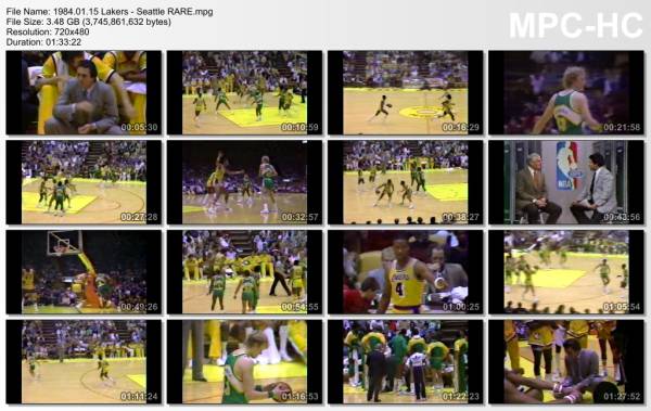 15.january 1984	Lakers - Seattle   91-102