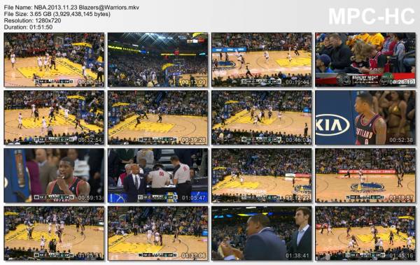 23.november 2013	Golden State - Portland   101-113