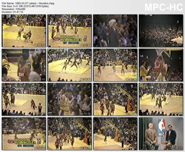 27.march 1983	Lakers - Houston   114-93