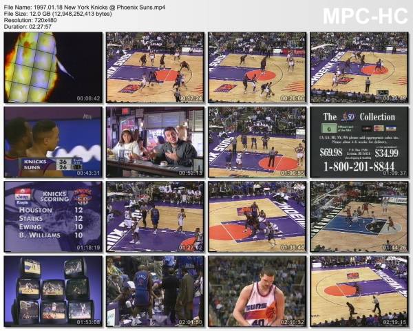 18.january 1997	Phoenix - New York   105-98