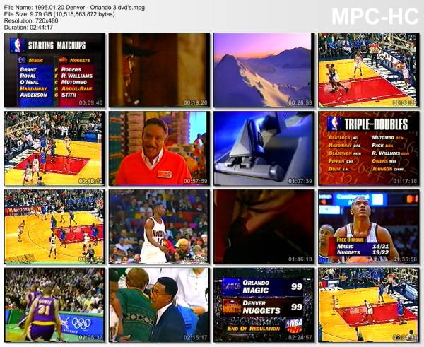 20.january 1995	Denver - Orlando   108-112 (OT)