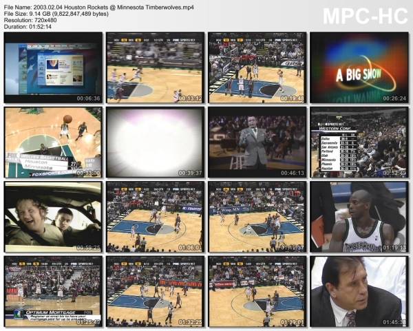 4.february 2003	Minnesota - Houston   103-89