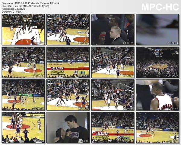 19.january 1995	Portland - Phoenix   115-122