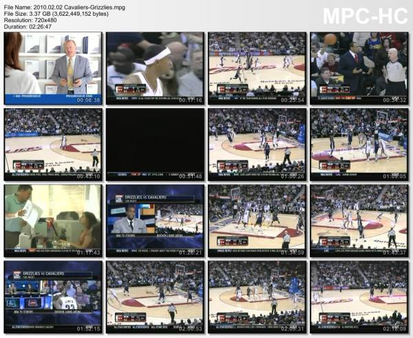 2.february 2010	Cleveland - Memphis   105-89