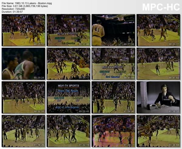 13.october 1983	Lakers - Boston   126-129