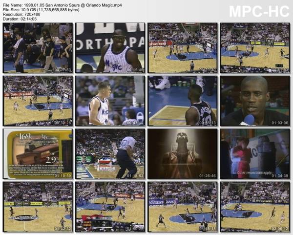 5.january 1998	Orlando - San Antonio   69-74