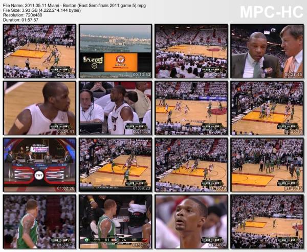 11.may 2011	Miami - Boston (East Semifinals 2011,game 5)   97-87
