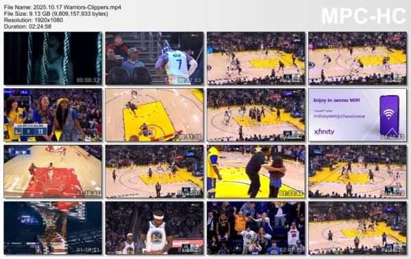 17.october 2025	Golden State - Clippers   103-106