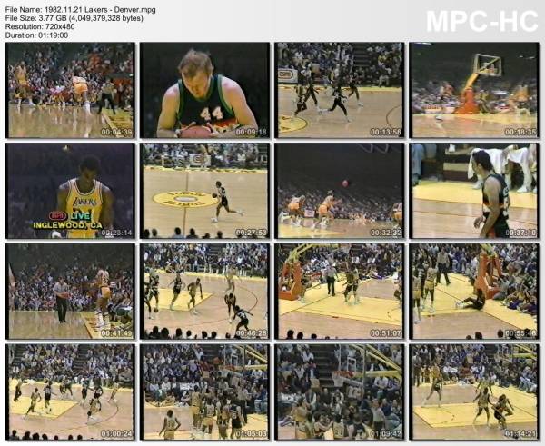 21.november 1982	Lakers - Denver   143-129