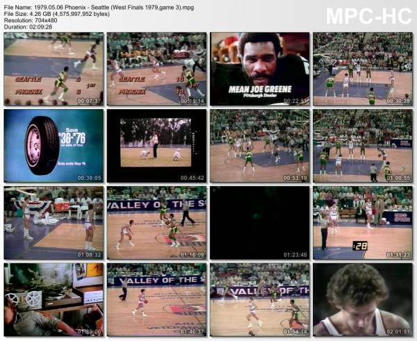 6.may 1979	Phoenix - Seattle (West Finals 1979,game 3)   113-103