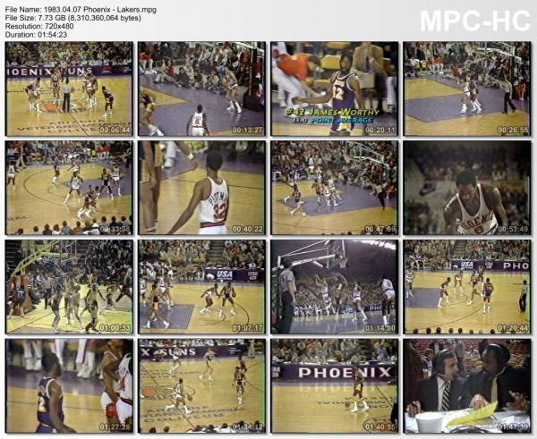 7.april 1983	Phoenix - Lakers   108-117
