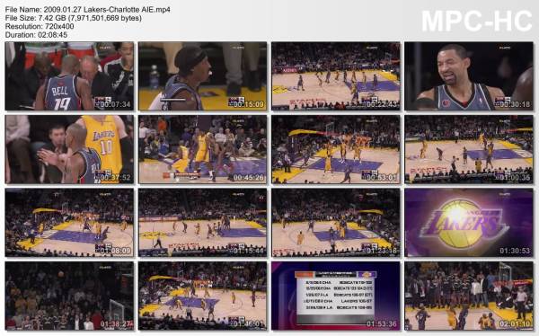 27.january 2009	Lakers - Charlotte   110-117 (2OT)