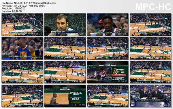 7.january 2014	Milwaukee - Golden State   80-101