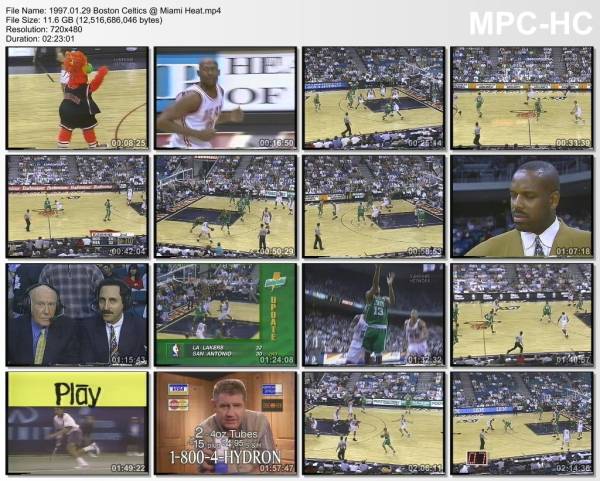29.january 1997	Miami - Boston   103-83