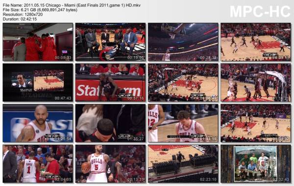 15.may 2011	Chicago - Miami (East Finals 2011,game 1)   103-82