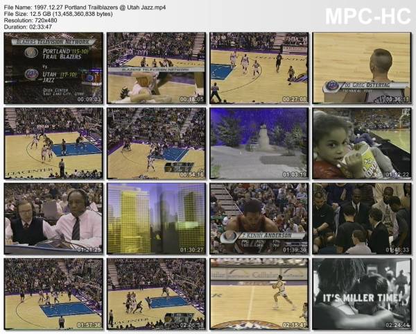 27.december 1997	Utah - Portland   91-102