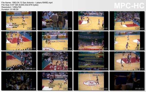 13.april 1983	San Antonio - Lakers   114-109