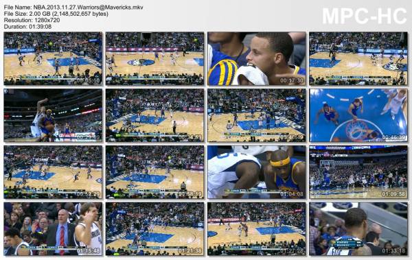 27.november 2013	Dallas - Golden State   103-99