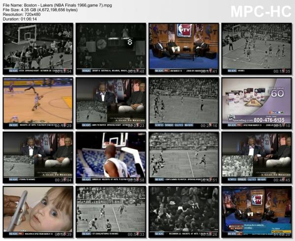 28.april 1966	Boston - Lakers (NBA Finals 1966,game 7)   95-93