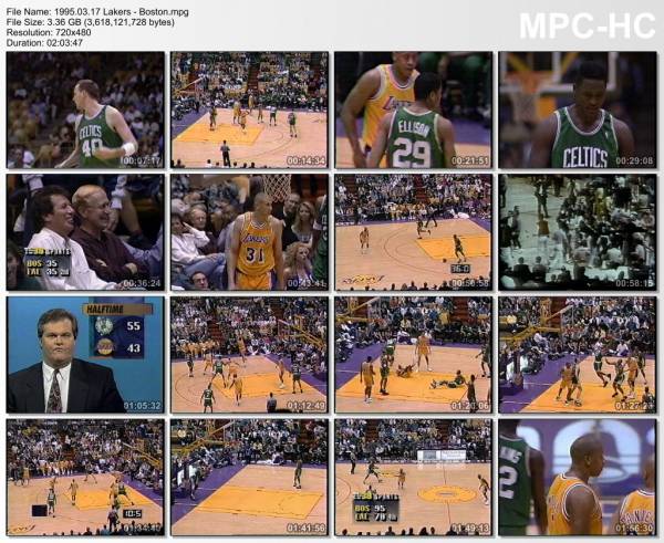 17.march 1995	Lakers - Boston   92-118