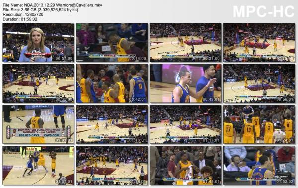 29.december 2013	Cleveland - Golden State   104-108 (OT)