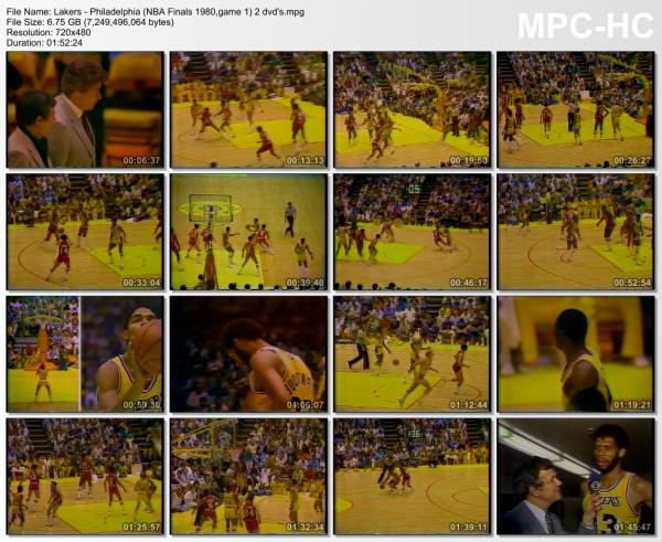 4.may 1980	Lakers - Philadelphia (NBA Finals 1980,game 1)   109-102