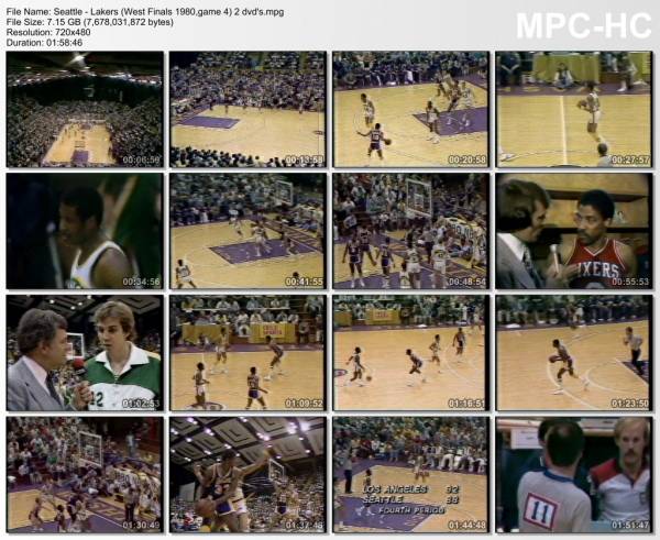27.april 1980	Seattle - Lakers (West Finals 1980,game 4)   93-98